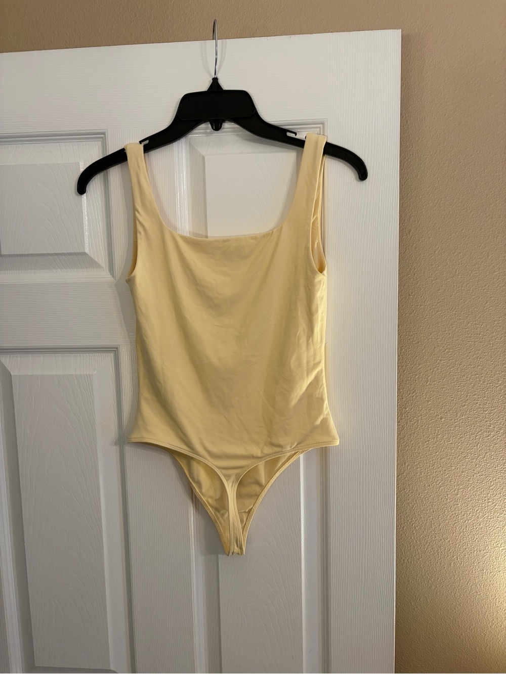Babaton (Aritzia) Butter YellowOne-Piece Bodysuit - Picture 3 of 3